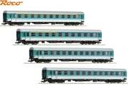 Pełny zestaw wagonów 4x Roco DB, IV/V, H0
