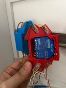 Uchwyt Shelly + WAGO na szynę DIN