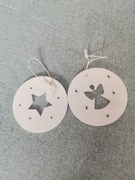 Dwie ozdoby świąteczne na choinkę