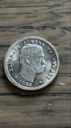 1 Hawaii Hawaje Hawajski Dime. 1883 10cent USA Rarytas.