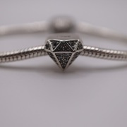 Charms s925 Diament | cyrkonie | elegancka zawieszka