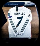 L) CRISTIANO RONALDO REAL MADRYT 13/14 FINAŁ LIGI MISTRZÓW LONG SLEEVE NOWY