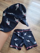 Kompielowki i czapeczka do basenu dla chłopca 18-24 M do pływania