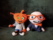 Serce i Rozum maskotki z reklamy Orange 