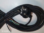  Kabel przewód gumowy wodoszczelny z wtyczką 3x0.75 mm2 .10m. 