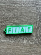 Brelok 3d Fiat motoryzacyjny gadżet, idealny prezent