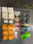 Formy silikonowe do świec i mydeł 