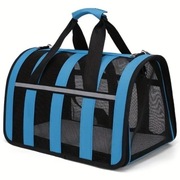 Oddychający, składany transporter, torba 48x27x27cm dla zwierząt domowych