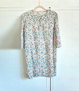 Krótka sukienka H&M koszulowa w kwiaty 36 S floral 