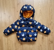 Kurtka zimowa dla dziecka rozmiar 68 granatowa 