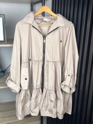 Damski płaszcz płaszczyk kurtka z falbanami Cocomore 40 L oversize 42 44