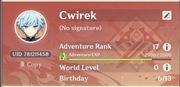 Genshin Impact EU 17 lvl adventure 8 postaci dużo mapy