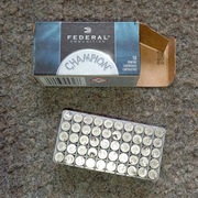 Łuski - 50 łusek .22LR FEDERAL + pudełko + koszyczek
