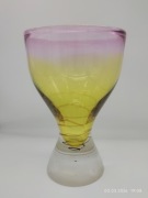 Wspaniały Puchar Szkło Artystyczne Styl Murano Sommerso 