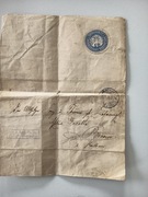 Austriacki dokument urzędowy z 1913 r. – oryginalny rękopis, pieczęcie