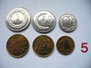 KOMPLET MONET OBIEGOWYCH 6 SZT. Z ROKU 2013