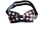 OBROŻA DLA PSA KOTA Kokarda Kokardka Muszka Mucha Regulowana w kratę 