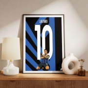 Lautaro Martinez - Inter Mediolan - plakat A3