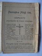 Pamiątka Misji św. Poznań kard. Dalbor 1923 r