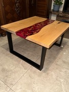 Stolik z żywicą epoksydową -