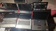 8 laptopow dell, lenovo, toshiba, asus, hp uszkodzone 