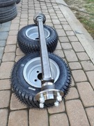 Nowa oś do wózka ogrodowego przyczepki ATV traktorka