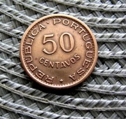 Angola Portugalska 50 Centavos 1961r