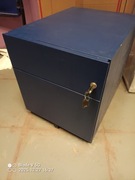 Szafka metalowa z szufladami zamykana na klucz i na kółkach 