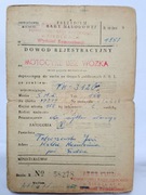 SHL dowód rejestracyjny dla kolekcjonera