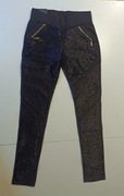 Eleganckie spodnie, getry czarne 29 M.Sara