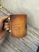 Kubek magiczny czarny matowy 330 ml mapa huncwotów Harry Potter