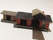 domek magazyn do kolejki H0 1:87