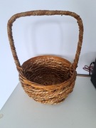 Pleciony koszyk wiklinowy koszyczek wielkanocny 24 cm