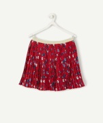 czerwona plisowana spódniczka w kwiaty Tape a'loeil 140 10 lat nowa