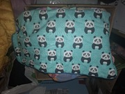 Mufka do wozka ogrzewacz dloni wozka dzieciecego rekawiczki panda stan bdb