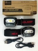 LED Czołówkac w kompaktowym formacie 1500 mAH, 2szt, Kucoal