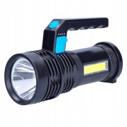 Latarka ręczna mocna led taktyczna szperacz wodoodporna akumulatorowa