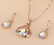 Zestaw biżuterii w kolorze różowego złota Stal nierdzewna Nowe