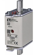 Wkładka topikowa ETI Polam 500 V IP20 80A NH00/WT-00 gF 004114338