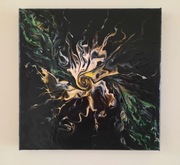 "Hipnotyzujące Bum" Obraz ręcznie malowany 