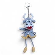 Krówka brelok / zawieszka wykonana na szydełku - rękodzieło, handmade, 