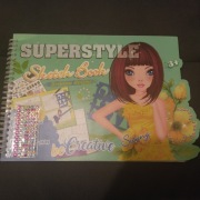 Malowanka kreatywna Super Style Sketch Books fashion design