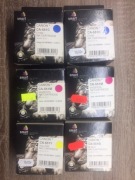 zestaw 6 Tuszy Canon CA-551 20ml kolory + czarny (2szt. magenta i cyan)