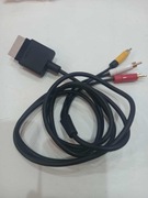 Oryginalny Kabel Chinch AV COMPOSITE Xbox 360 Microsoft czarny
