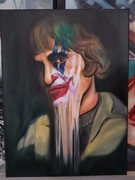 Joker . Obraz olejny 