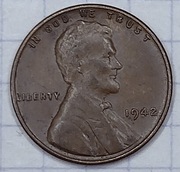 0543 USA 1 cent 1942 piękna 