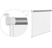 Roleta wolnowisząca Biała Termiczna 105/160