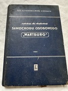 Oryginalna instrukcja obsługi Wartburg 1957 ,NRD Kolekcjonerska