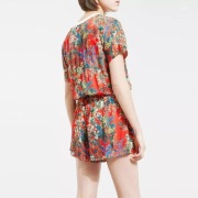 kwiatowy kombinezon  pajacyk WEEKDAY  romper  r.  34 36 38