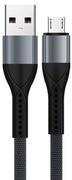 Solidny kabel USB micro 2A do szybkiego ładowania 1metr w oplocie.